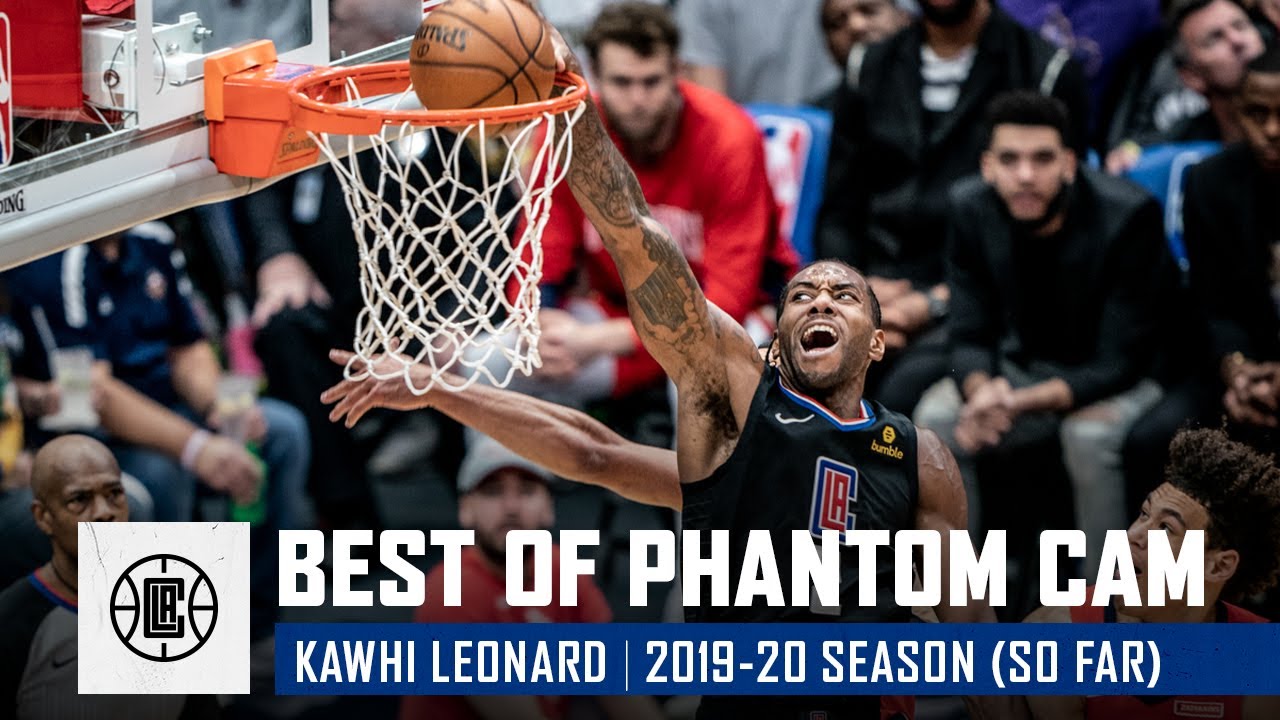 Kawhi Leonard's Best Phantom Cam Shots of the 2019-20 Season (so far)