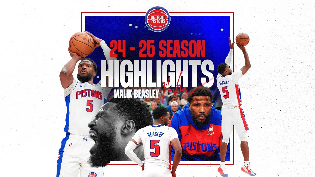 Malik Beasley 2024-25 Season Highlights | Detroit Pistons #nba #detroitpistons #pistons background