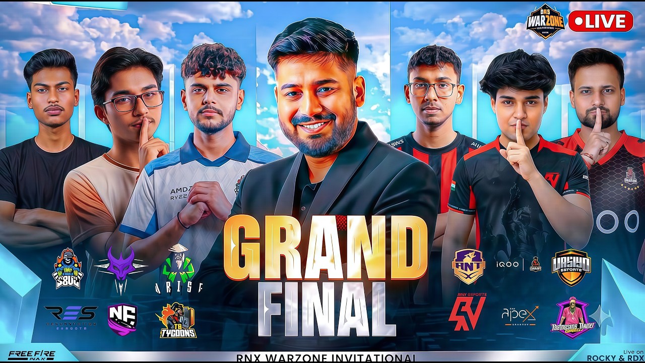 š„Grand Finale | RNX WARZONE INVITATIONALš„Champions Rush #freefire #freefirelive #gyangaming