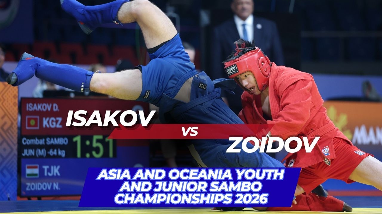 ISAKOV (KGZ) vs ZOIDOV (TJK) - Asia and Oceania Youth and Junior SAMBO Championships 2026