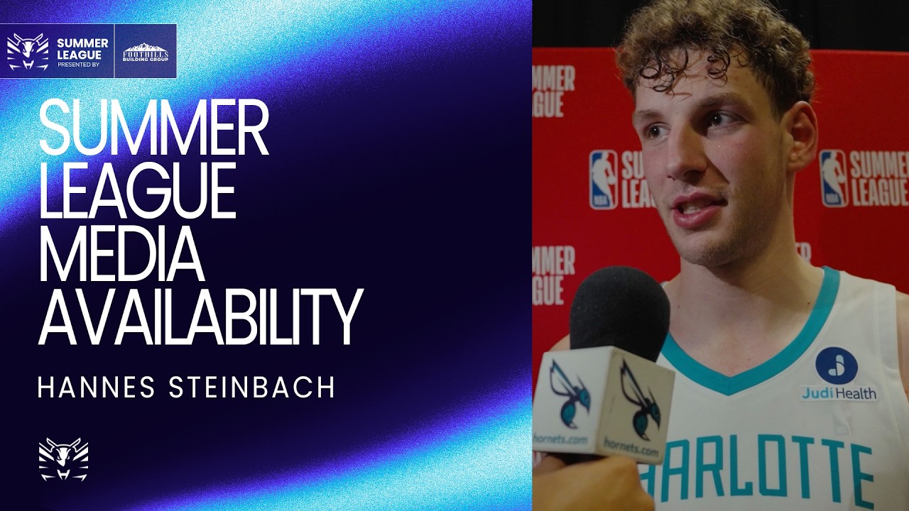 Hornets vs Bucks: Hannes Steinbach Postgame Media Availability | 7/15/2026