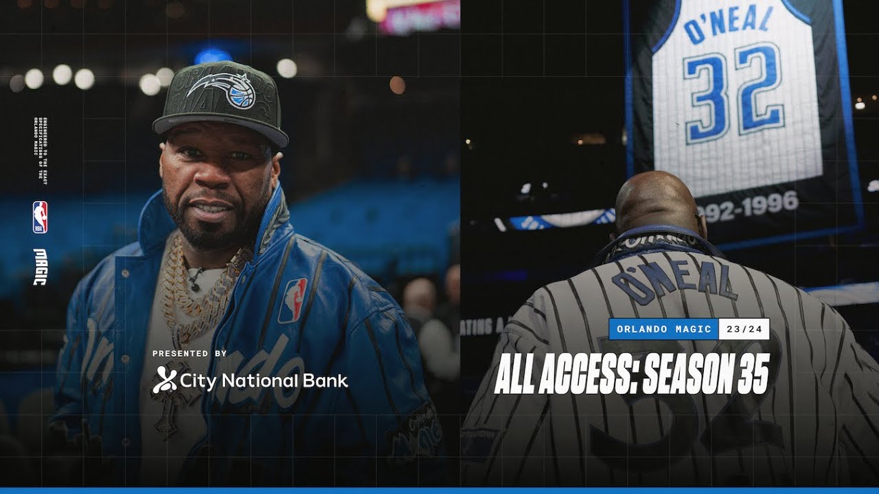 Orlando Magic All Access: 50 Cent & Shaquille O'Neal visit Orlando background