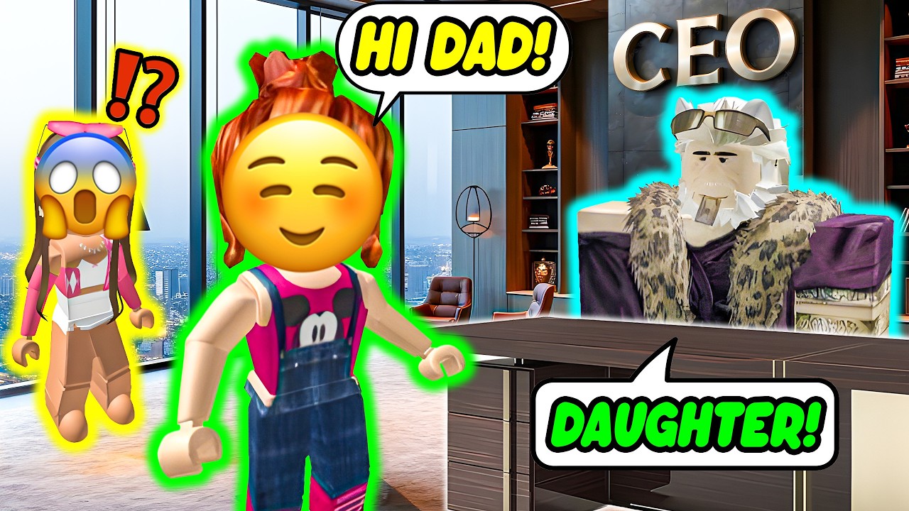 My Adopted Dad Is Roblox CEO | ROBLOX TEXT TO SPEECH