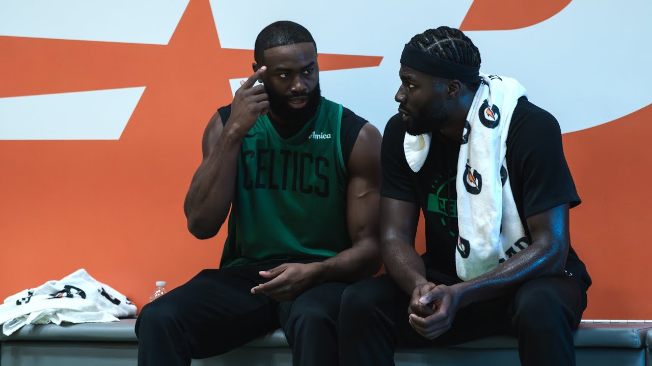 Neemias Queta is ready to battle for more playing time in the Celtics rotation | Celtics Insiders background