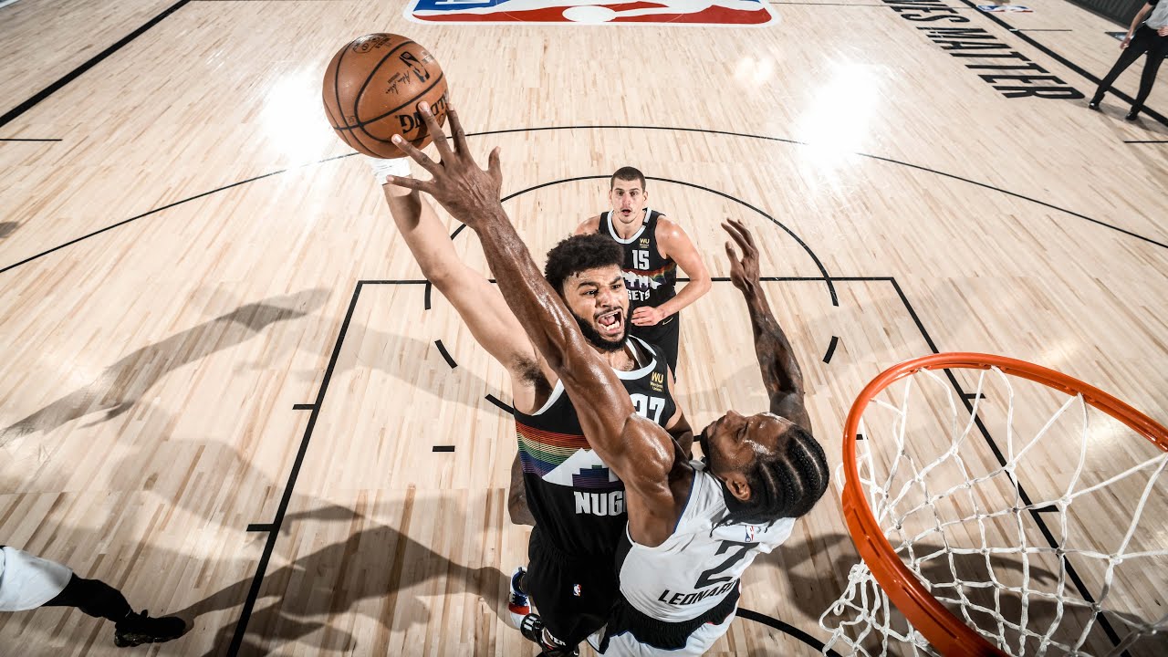 Kawhi Leonard Blocks the Shot with ONE FINGER | Clippers vs. Nuggets | Game Three background