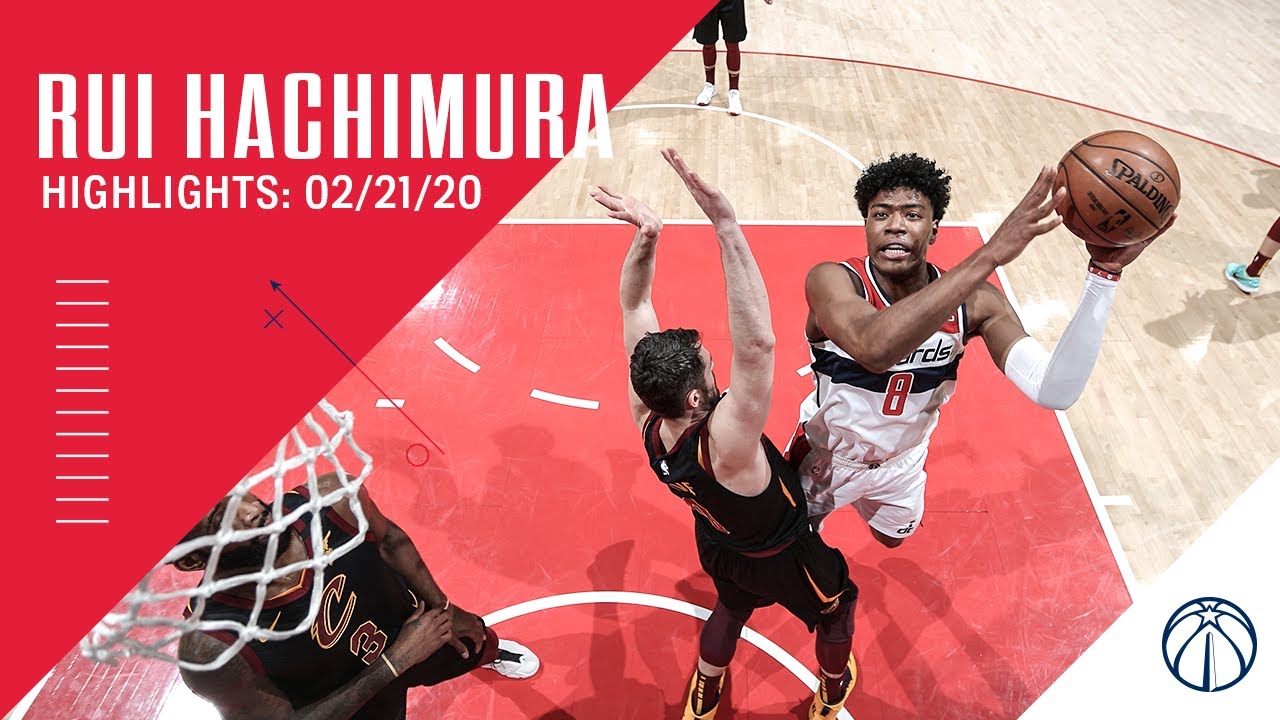 Highlights: Rui Hachimura vs. Cavaliers - 02/21/20 background
