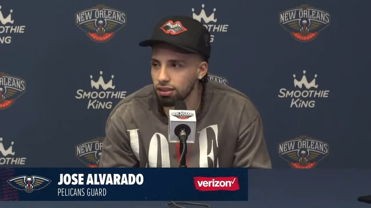 Jose Alvarado on Win vs. Phoenix | Pelicans vs Sun Postgame 12/9/2022 background