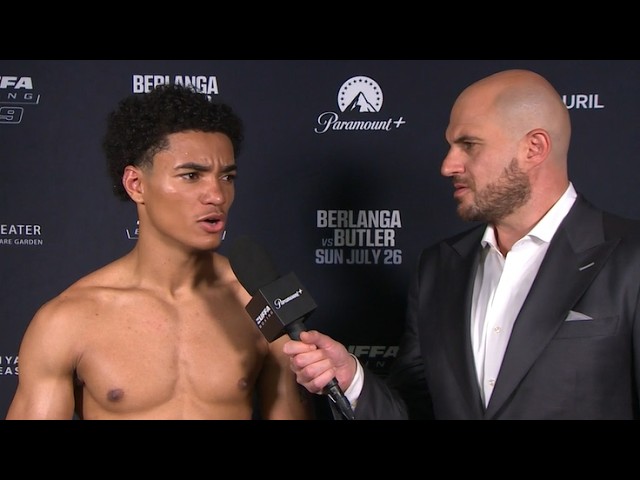 Troy Nash reacts to his victory over Ethan Perez: Zuffa Boxing 09, July 26, 2026 background