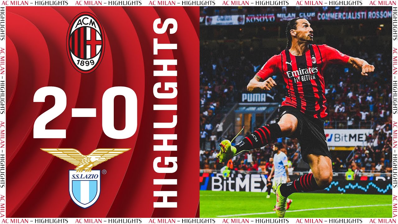 Leão & Ibrahimović goal | AC Milan 2-0 Lazio | Highlights Serie A 2021/22