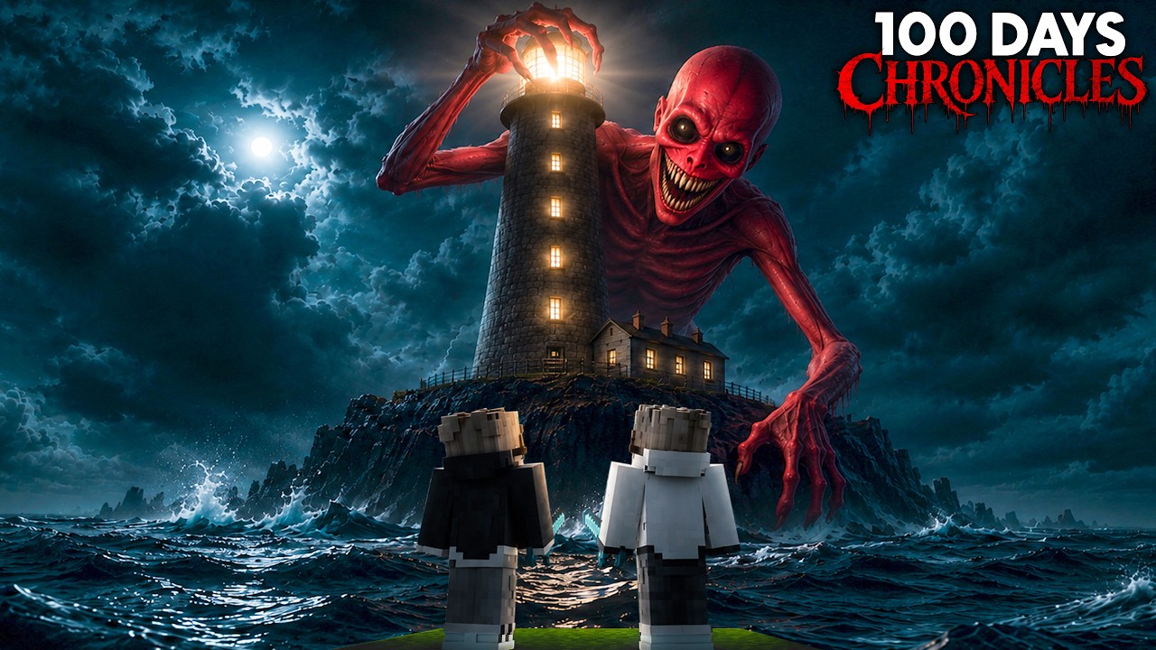 100 Days on an Abandoned Lighthouse in Minecraft @SenpaiSpider