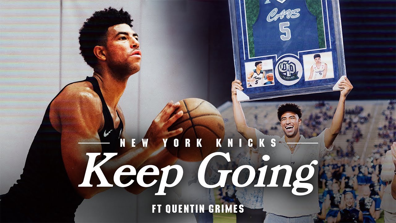 Quentin Grimes is a HOMETOWN HERO! | NY Knicks All-Access background