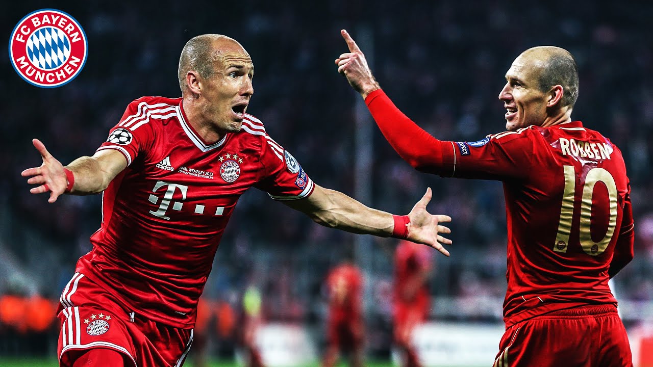 Old Trafford, Wembley, or Bernabeu - All Champions League Goals of Arjen Robben | FC Bayern