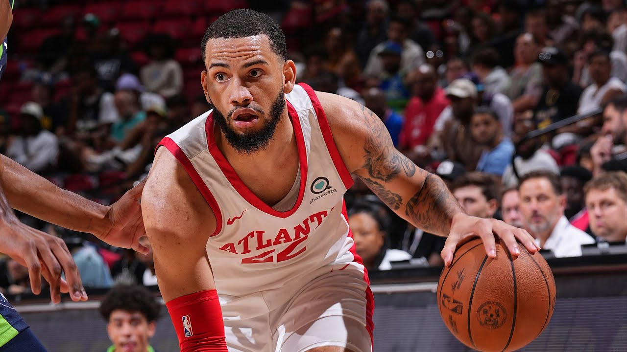 Tyrese Martin drops 25 points, including 14 in 4th, in Hawks Summer League Win background