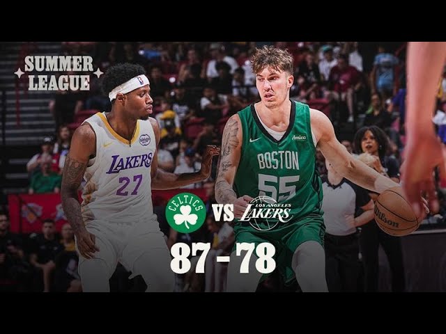 Boston Celtics vs. Los Angeles Lakers | Full Game Highlights | 2K26 NBA Summer League background