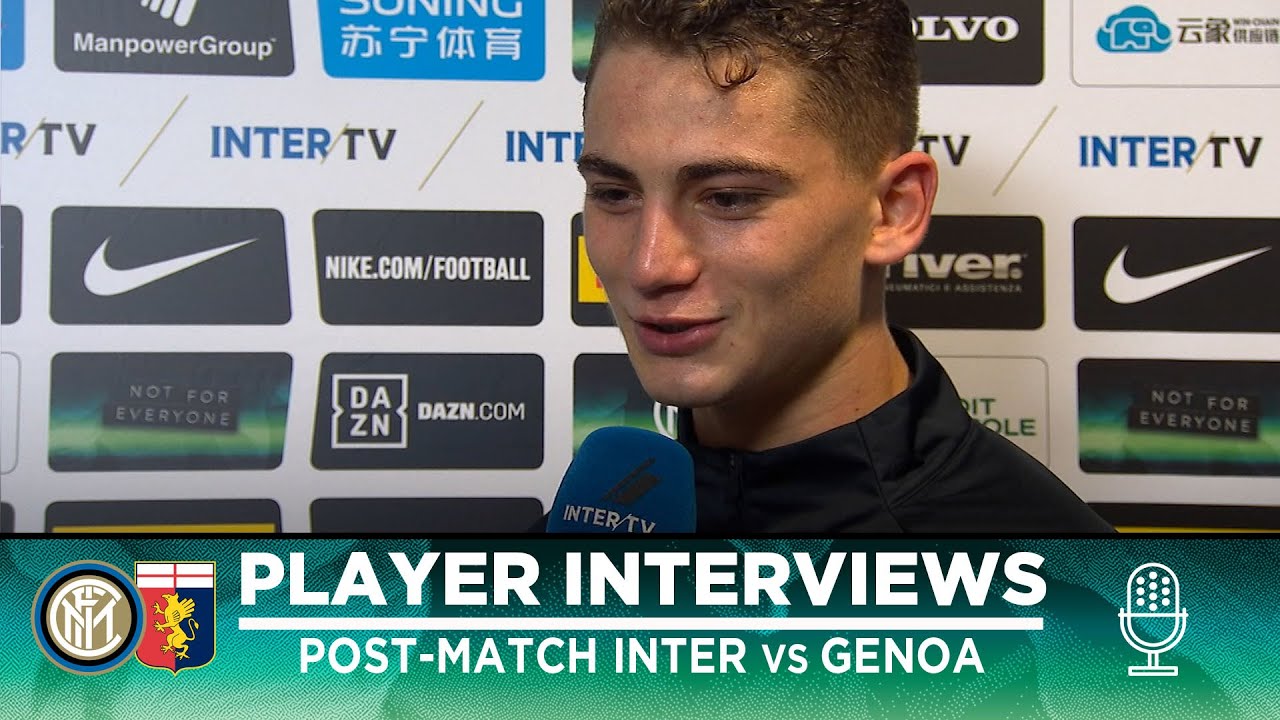 INTER 4-0 GENOA | ESPOSITO + GAGLIARDINI + SENSI EXCLUSIVE INTERVIEWS background