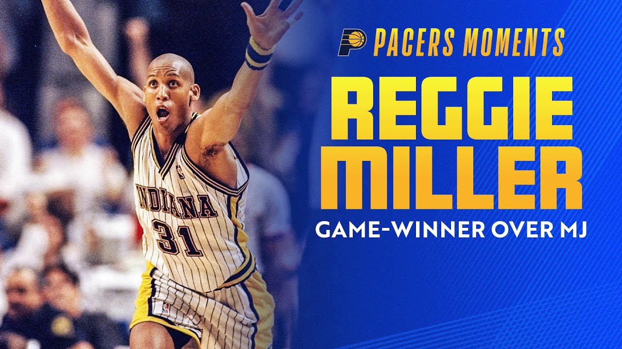 Reggie Miller Hits Game-Winner Over Michael Jordan (May 25, 1998) | Indiana Pacers background
