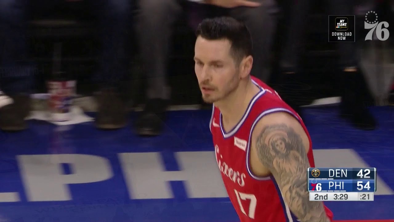 JJ Redick | Highlights vs Denver Nuggets (2.8.19) background
