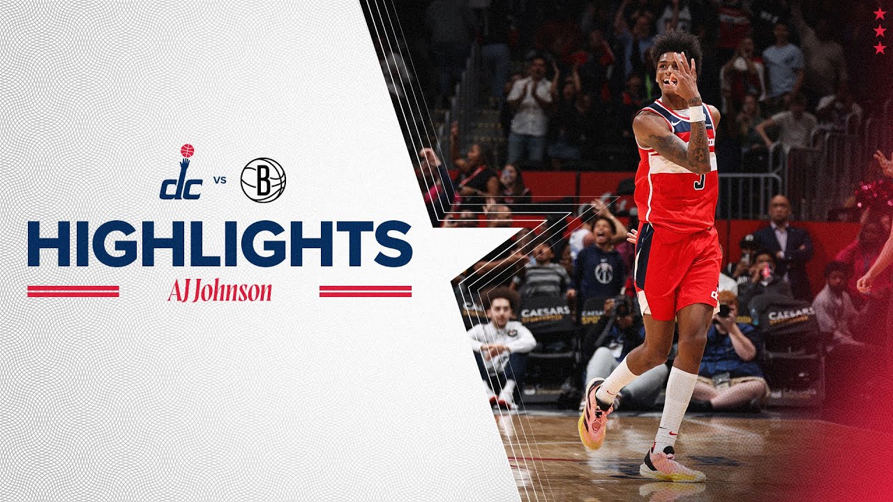 Highlights: AJ Johnson scores career high 20 points vs. Brooklyn Nets | 3.29.25 background