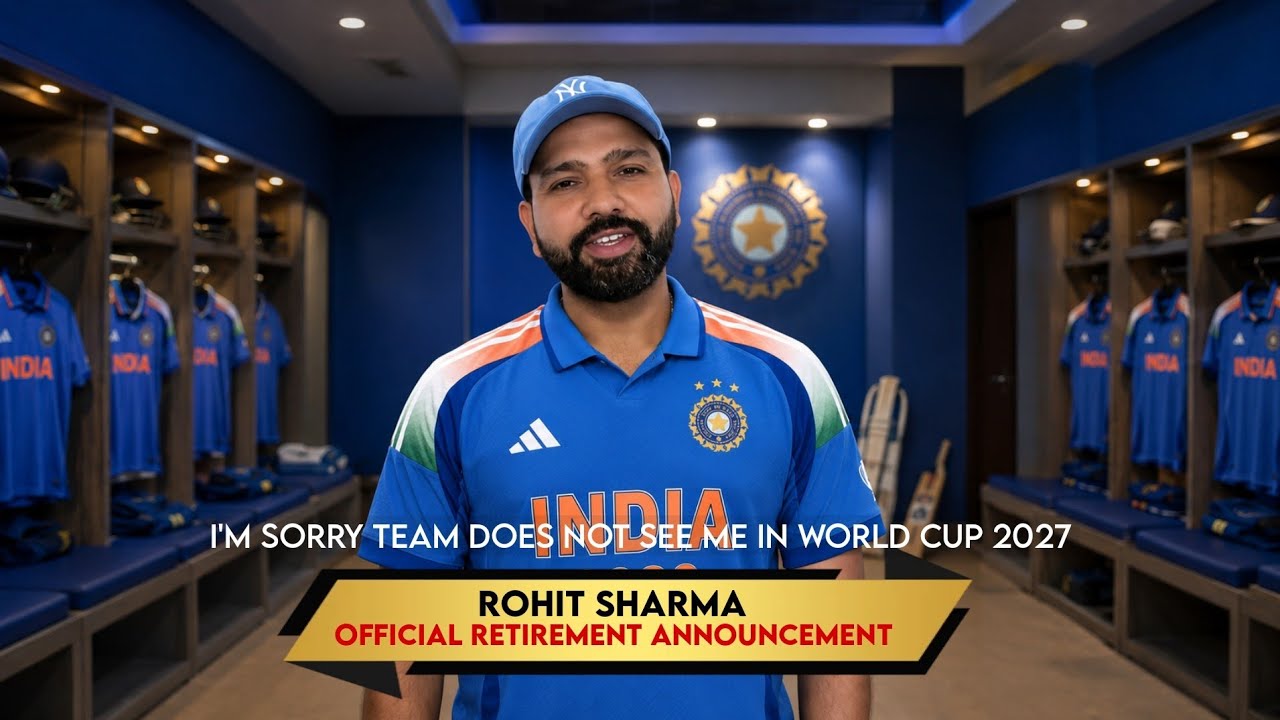 Rohit Sharma Retirement Announcement Video | Rohit Sharma Retirement From ODI | Rohit Sharma Retire background