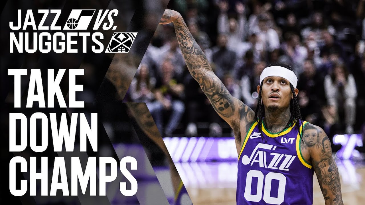 BLOWOUT win vs the Nuggets ЁЯТе | UTAH JAZZ background
