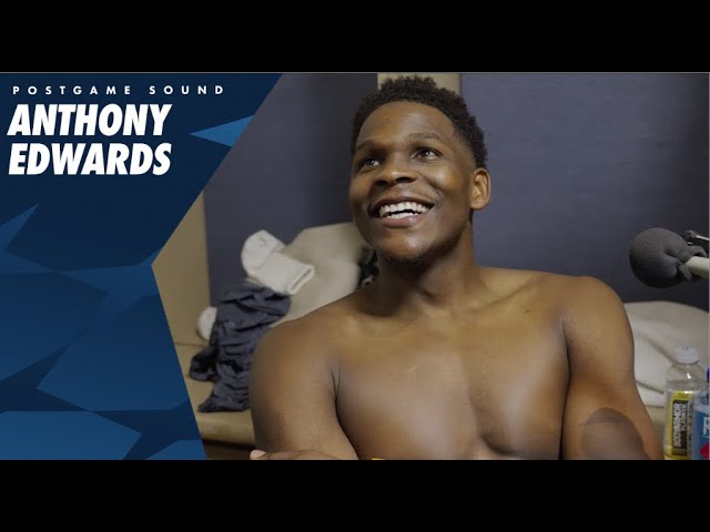 “I Knew We Won The Game When He Went To The Line.” | Anthony Edwards Post Game Sound | 4.1.25