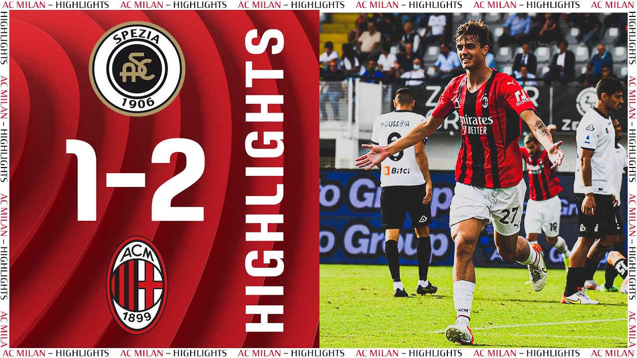 Maldini & Díaz goal | Spezia 1-2 AC Milan | Highlights Serie A 2021/22 background
