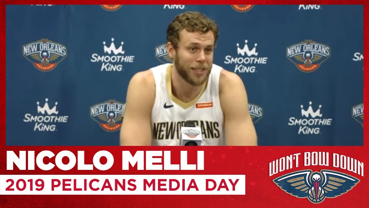 Nicolo Melli 2019 New Orleans Pelicans Media Day - Monday, Sep. 30, 2019 background