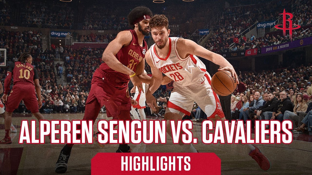 Alperen Sengun (26 points) Highlights vs. Cleveland Cavaliers l Houston Rockets background