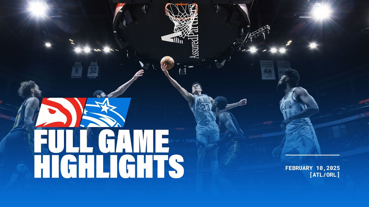 FULL GAME HIGHLIGHTS: HAWKS VS. MAGIC 2.10.25 background