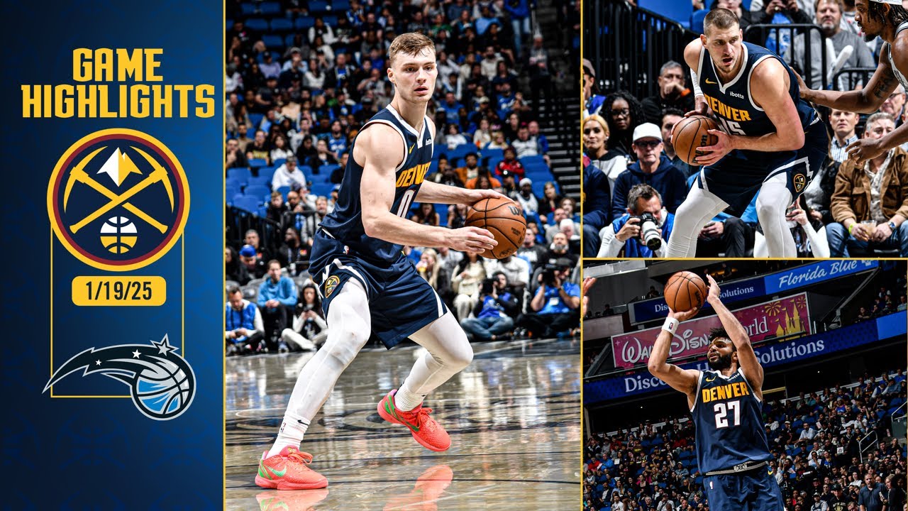 Denver Nuggets vs. Orlando Magic Full Game Highlights 📺 |1/19/25