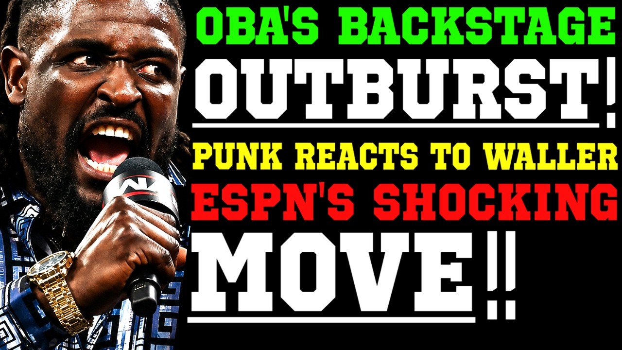 WWE News! Oba Femi's Backstage Outburst! CM Punk Reacts To Grayson Waller! Fans Question ESPN's Move background