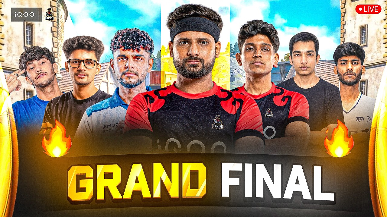 TOURNAMENT GRAND FINALE || WHO WIL WIN ? WATCH PARTY I TG FOZYAJAY IS LIVE #iQOO #iQOO15R