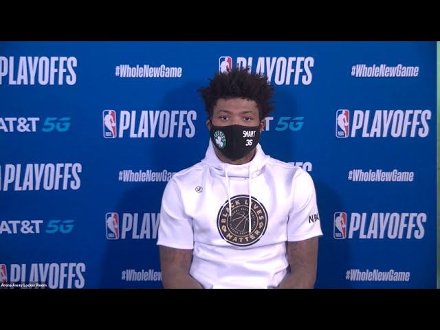 Marcus Smart Postgame Interview | Game 7 | Boston Celtics vs Toronto Raptors | September 11, 2020 background