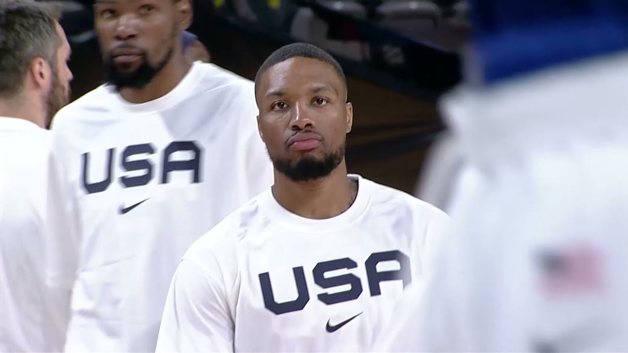Damian Lillard Team USA Exhibition Highlights