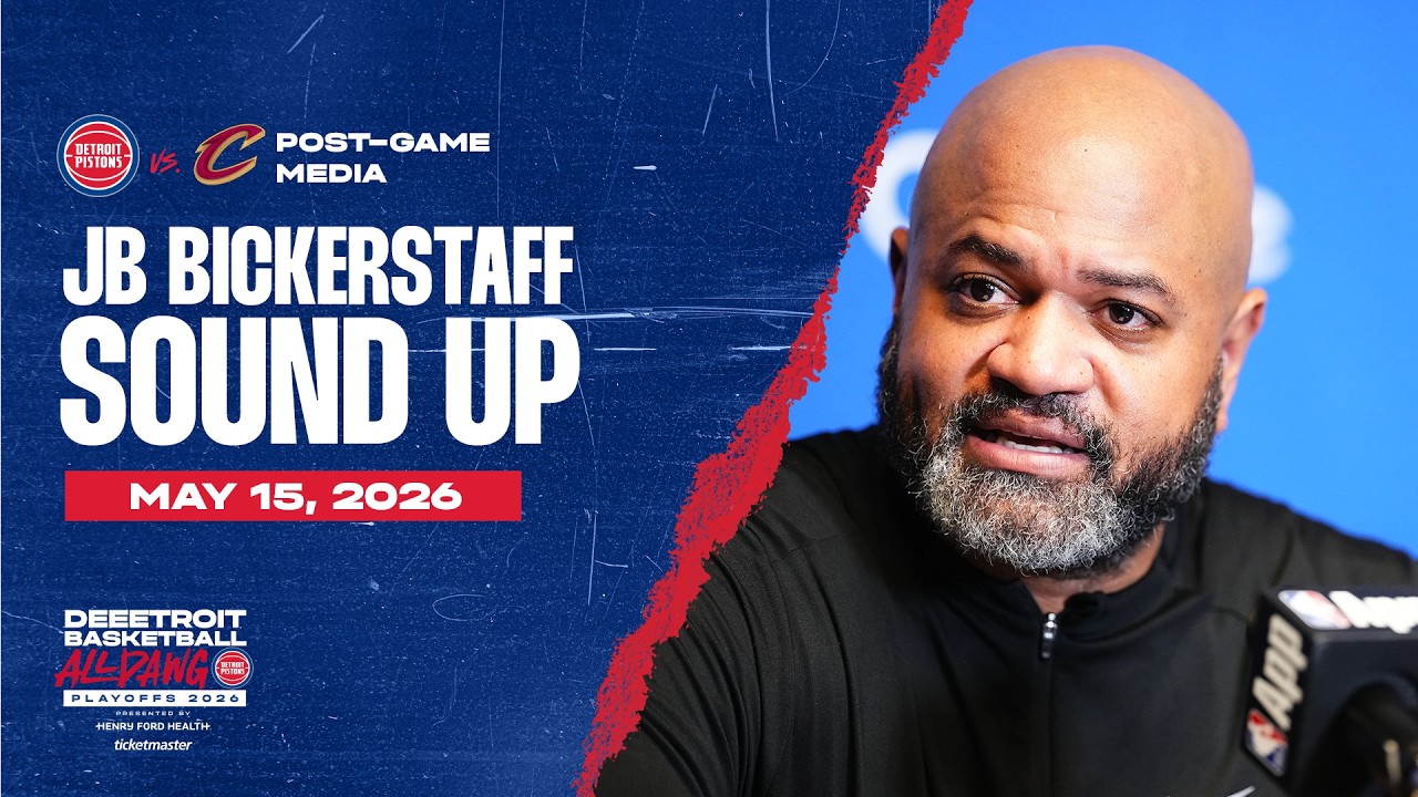 Round 2 Game 6: Post-Game Press Conference: J.B. Bickerstaff | Pistons vs. Cavs | 05.15.26
