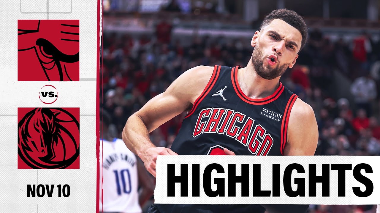 HIGHLIGHTS: Chicago Bulls take down Dallas Mavericks with 3-point barrage background