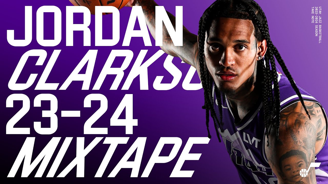 📼 Jordan Clarkson '23-24 Mixtape 📼 | UTAH JAZZ background