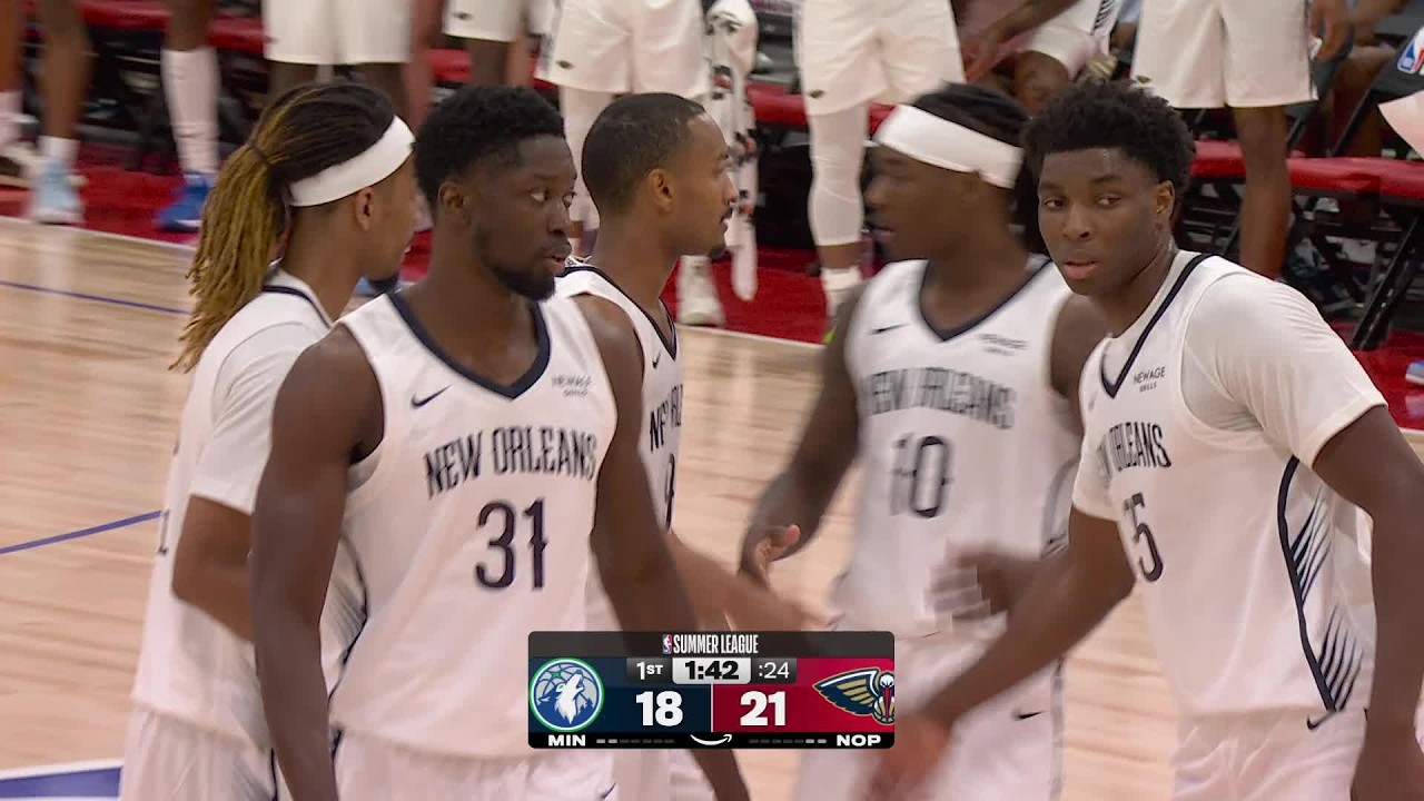 Pelicans 1st Half Highlights vs. Timberwolves | 2026 Summer League