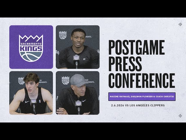 Daeqwon Plowden, Maxime Raynaud & Coach Christie | Postgame Interviews 2.6.26