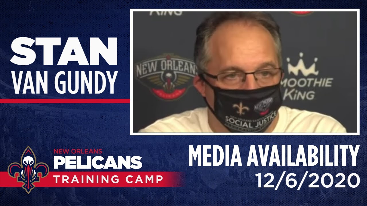 Stan Van Gundy on 1st Impressions from Practice | New Orleans Pelicans background