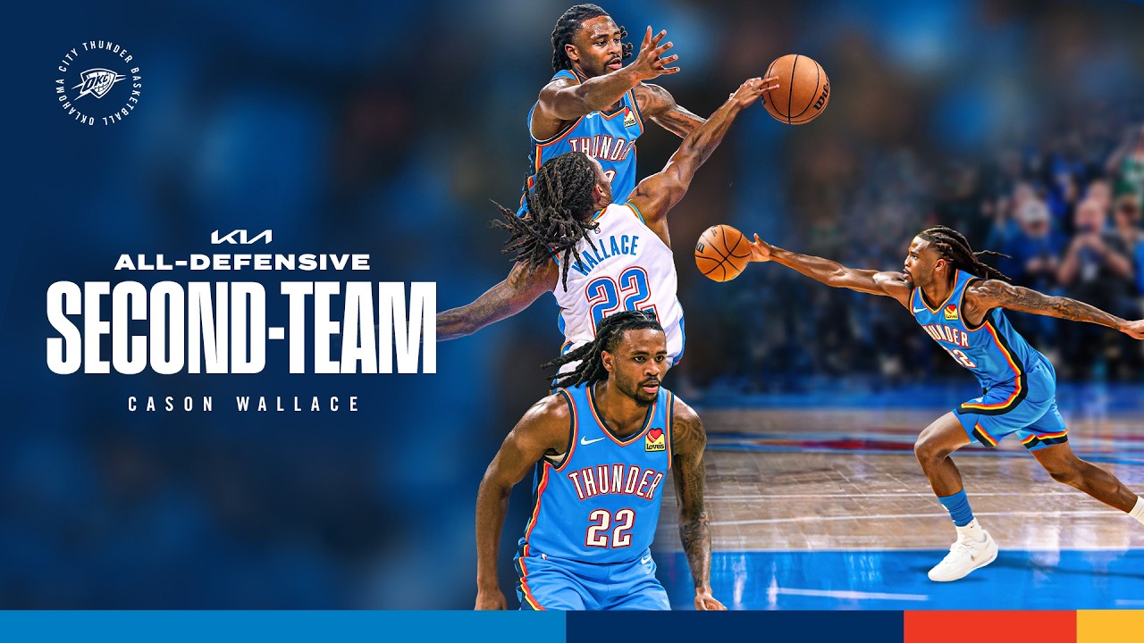 Cason Wallace named to Kia NBA All-Defensive Second Team | All 150 Regular Season Steals