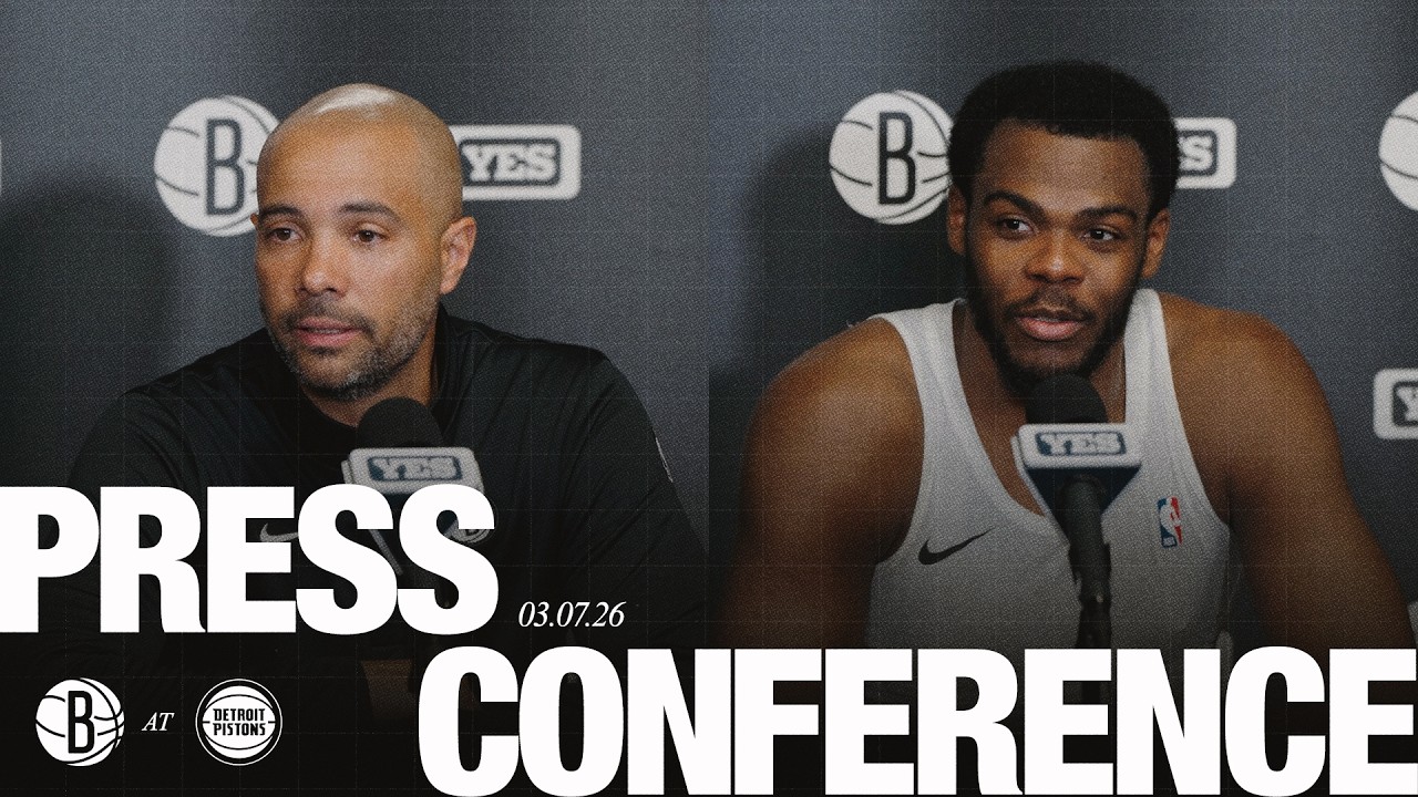 Jordi Fernàndez and Day'Ron Sharpe Postgame Press Conferences vs Detroit