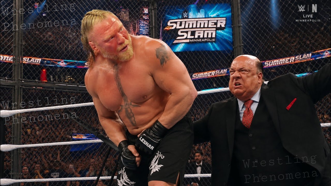 Paul Heyman Attack Brock Lesnar & Join Oba Femi WWE Summerslam 2026 Highlights