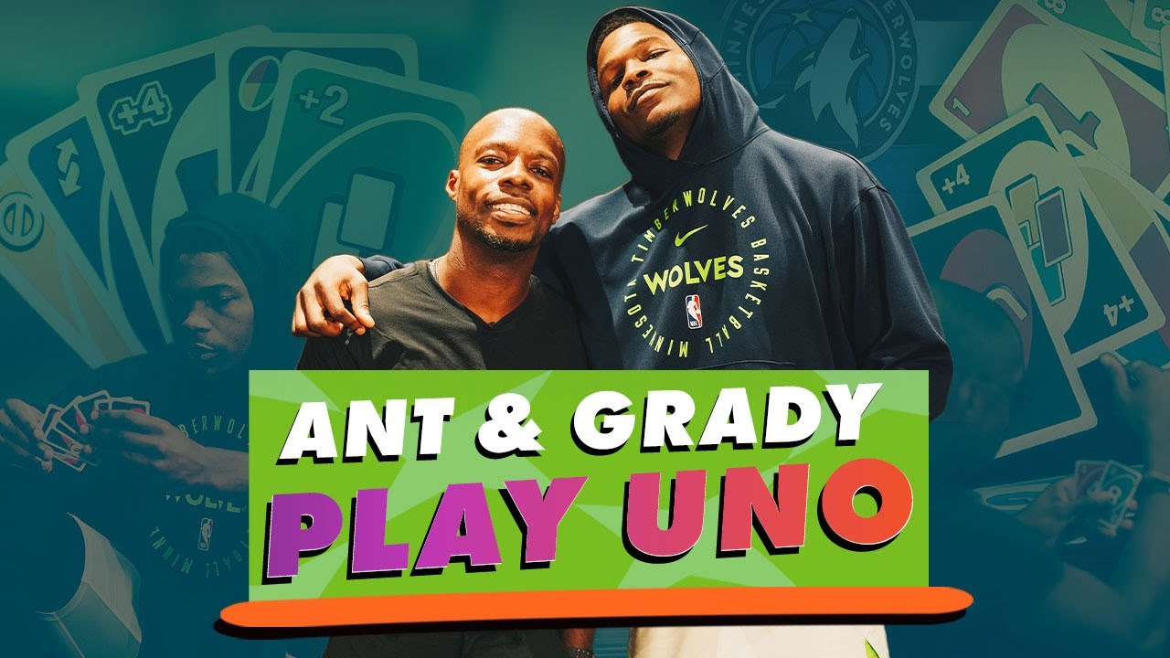 Anthony Edwards Plays UNO With Michael Grady | Talks Michael Jordan Advice, Togetherness, Goals