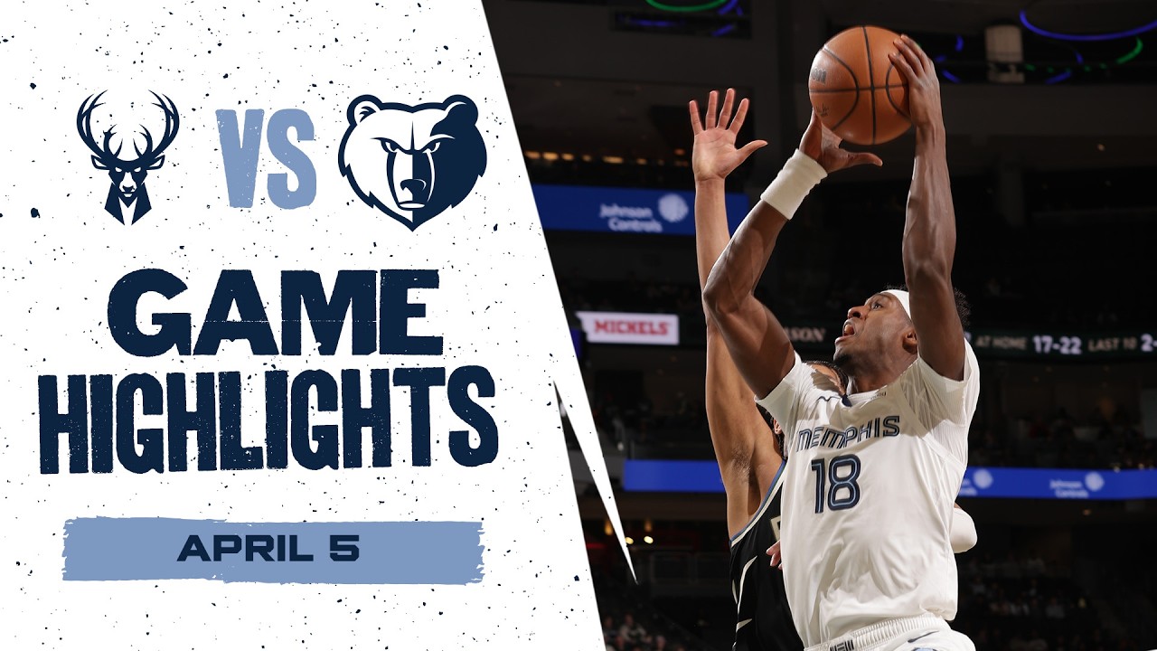 Memphis Grizzlies Highlights vs Milwaukee Bucks background
