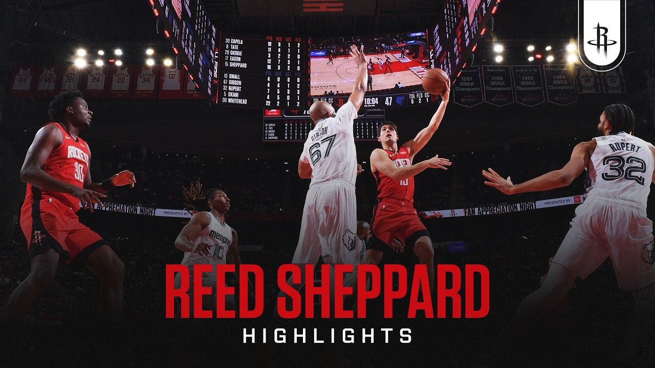 Reed Sheppard (19 points) Highlights vs. Memphis Grizzlies