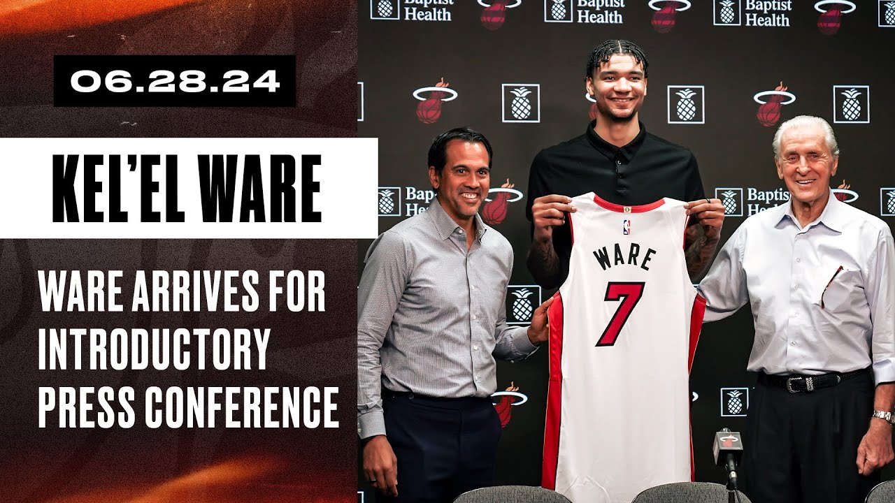 Kel'el Ware Introductory Press Conference | June 28, 2024 background