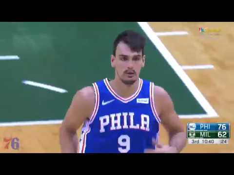Dario Saric | Highlights at Bucks (3.4.18) background