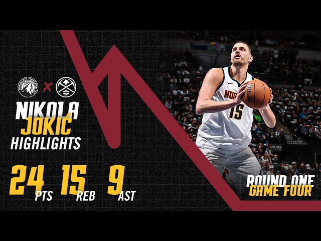 Nikola Jokić 24 PTS/15 REB/9 AST Game Four | Denver Nuggets Full Game Highlights