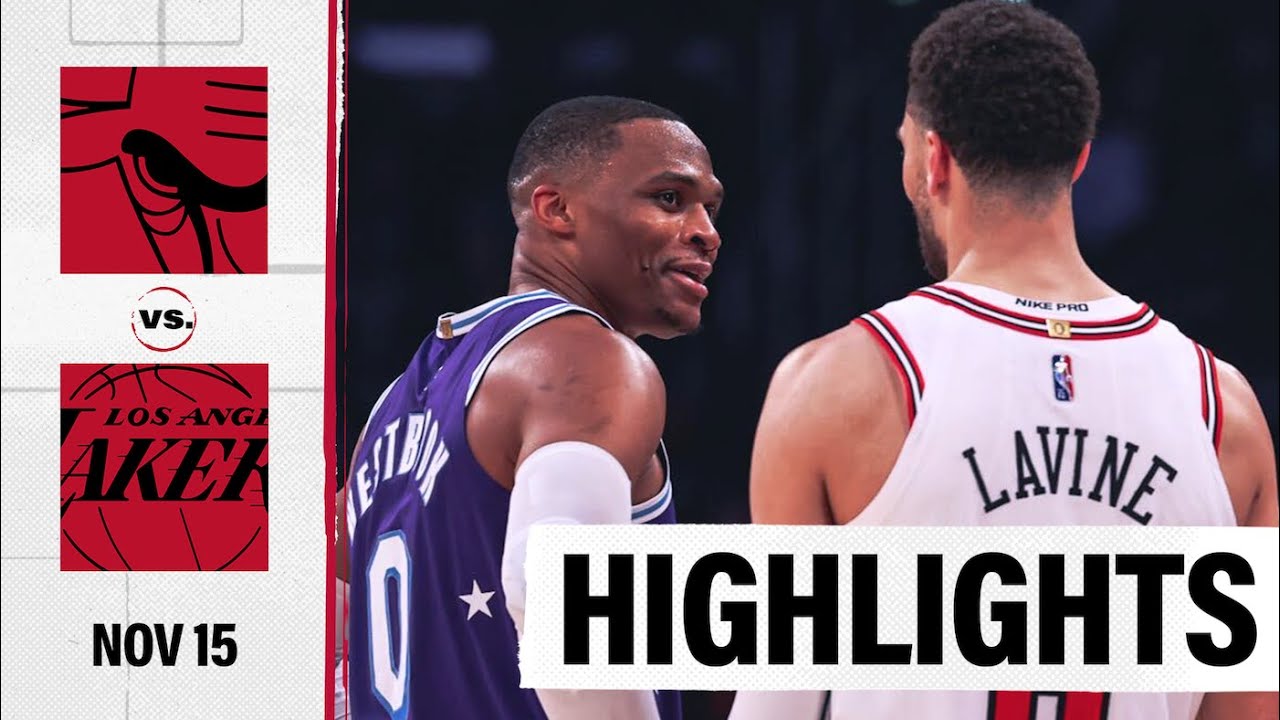 HIGHLIGHTS: Chicago Bulls dominate Lakers 121 - 103 for back-to-back win